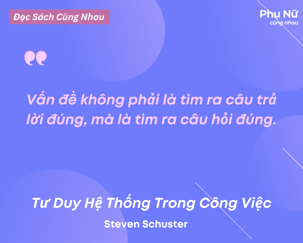 Tư Duy Hệ Thống Trong Công Việc sách hay phụ nữ nên đọc